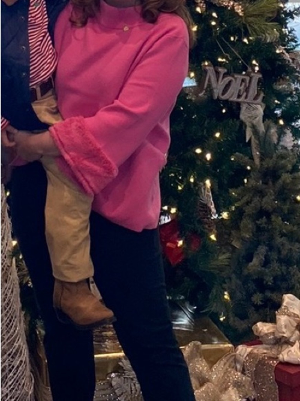 Chance or Fate Bright Pink Fuzzy Cuff Sweatshirt